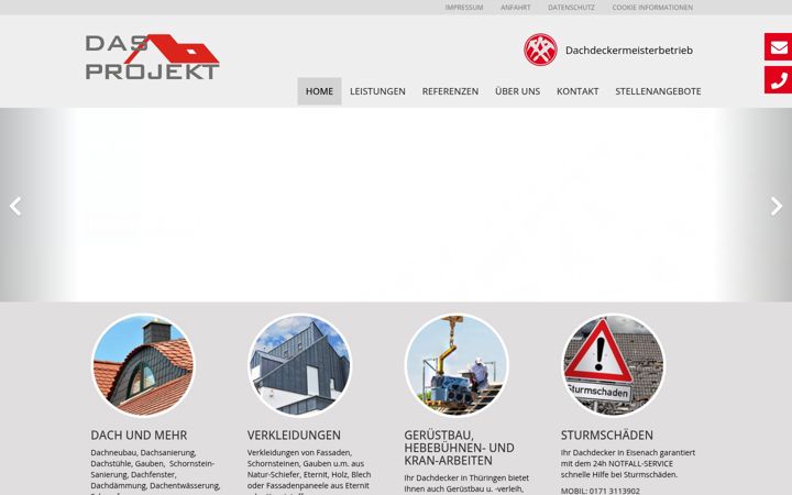 Screenshot of das-projekt-dach.de