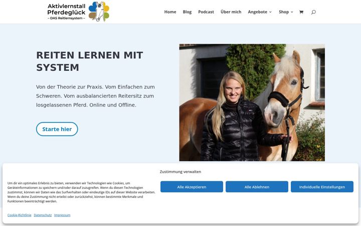 Screenshot of das-reitlernsystem.de
