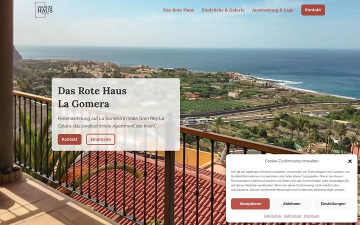 Screenshot of das-rote-haus-la-gomera.de