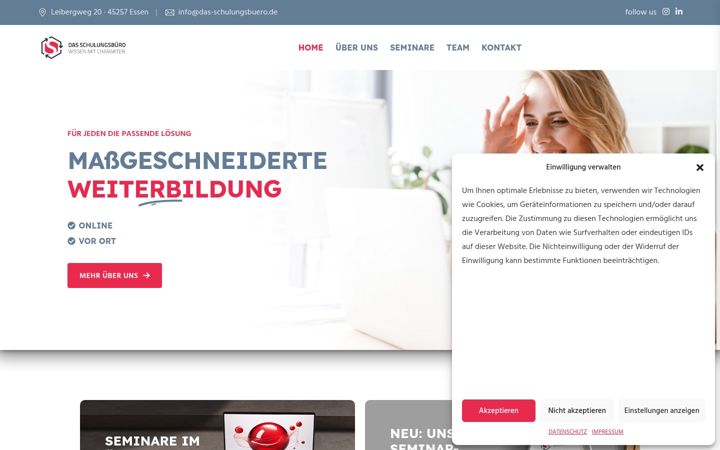 Screenshot of das-schulungsbuero.de