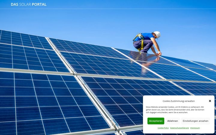 Screenshot of das-solar-portal.de
