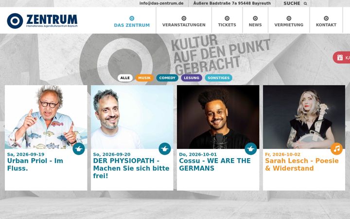 Screenshot of das-zentrum.de