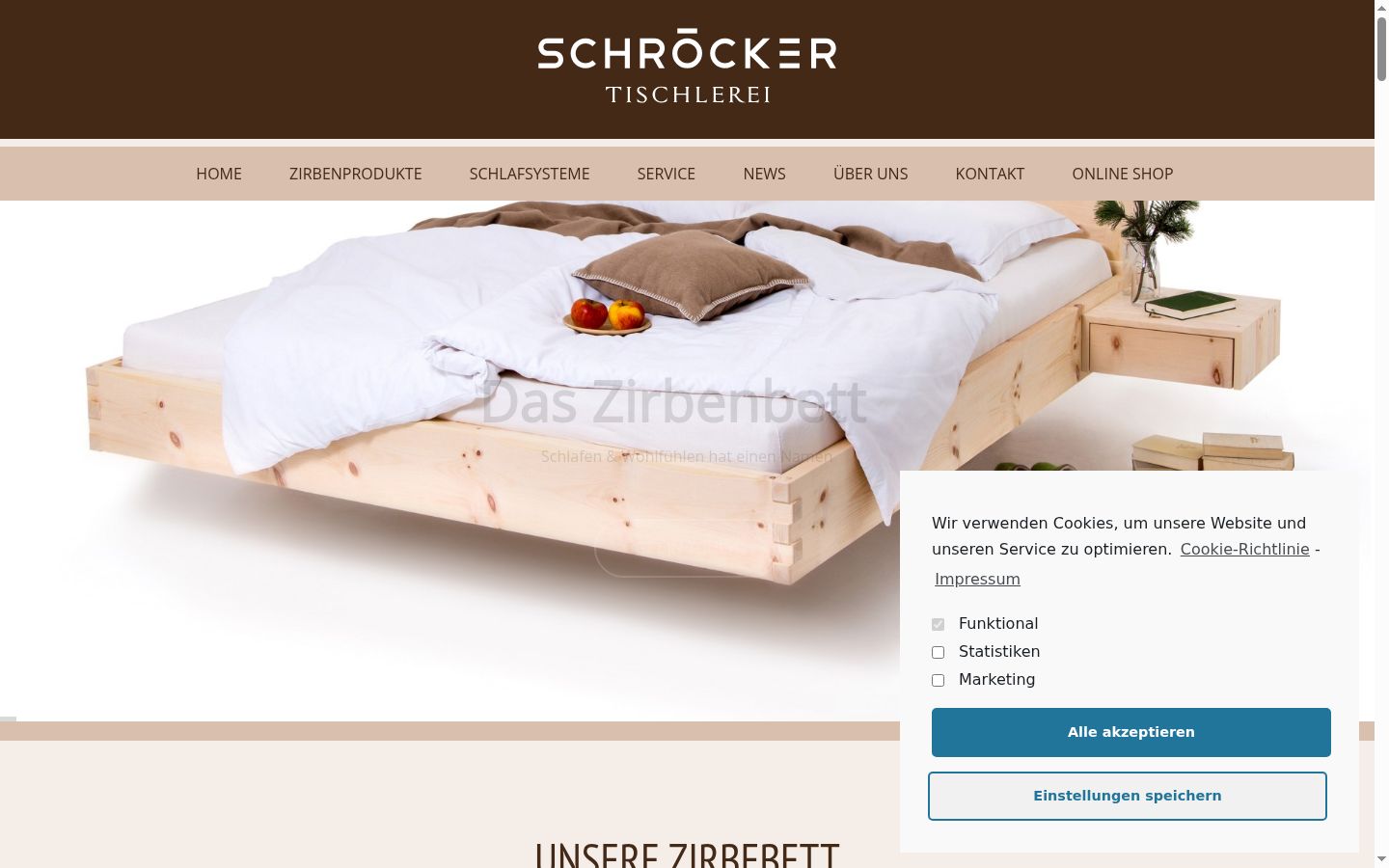 Screenshot van de toestemmingsbanner zoals getoond vóór enige interactie