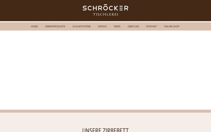 Screenshot of das-zirbenbett.com