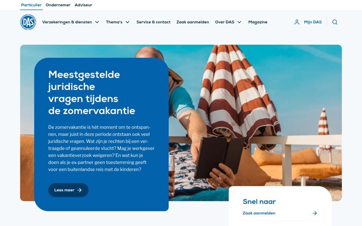 Ekrano kopija das.nl