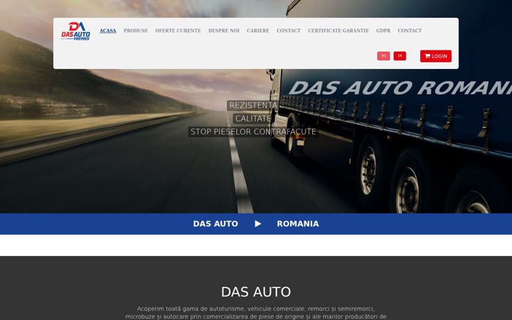 Screenshot of dasauto.com.ro