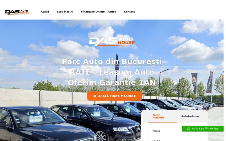 Screenshot of dasautohouse.ro