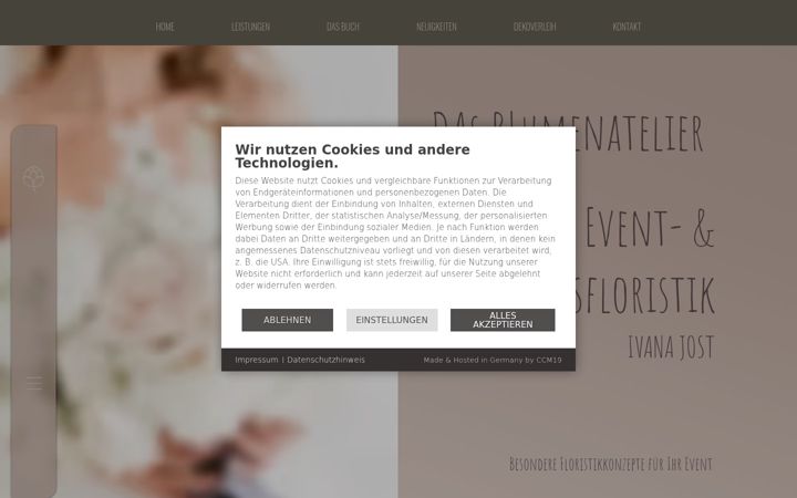 Screenshot of dasblumenatelier-jost.de