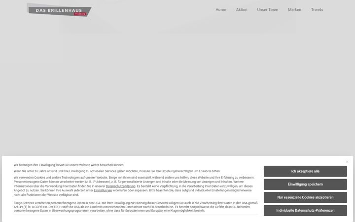 Screenshot of dasbrillenhaus.com