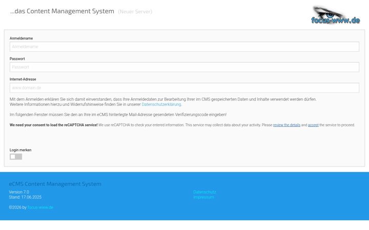 Screenshot of dascms.de