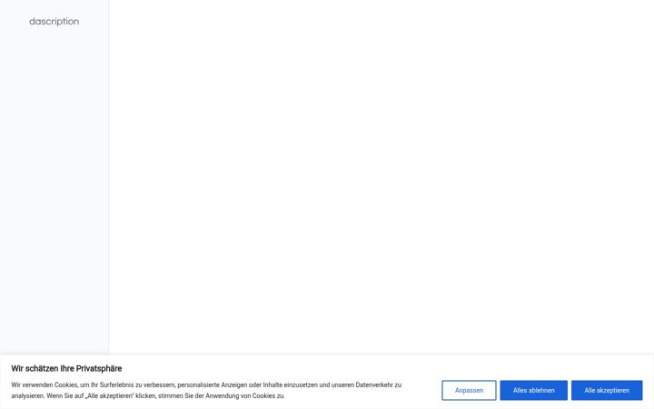 Screenshot of dascription.com