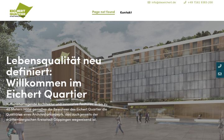Screenshot of daseichert.de