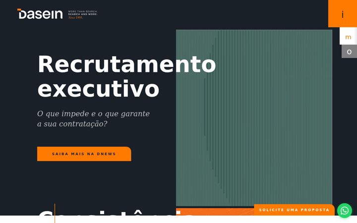 Screenshot stránky dasein.com.br