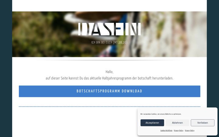 Screenshot of dasein.info