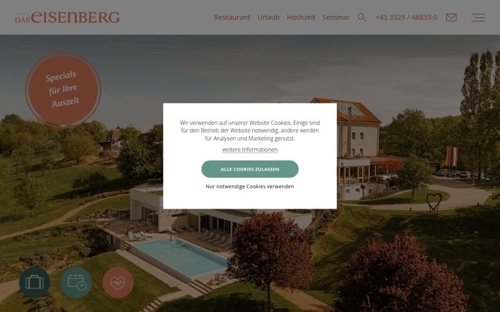 Screenshot of daseisenberg.at