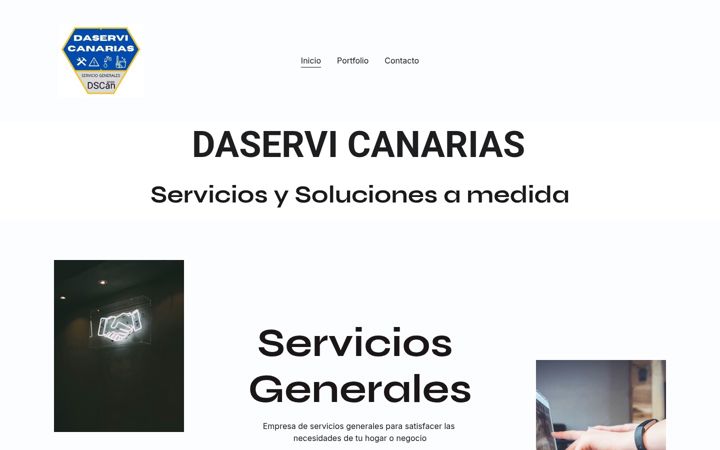 Screenshot of daservicanarias.com