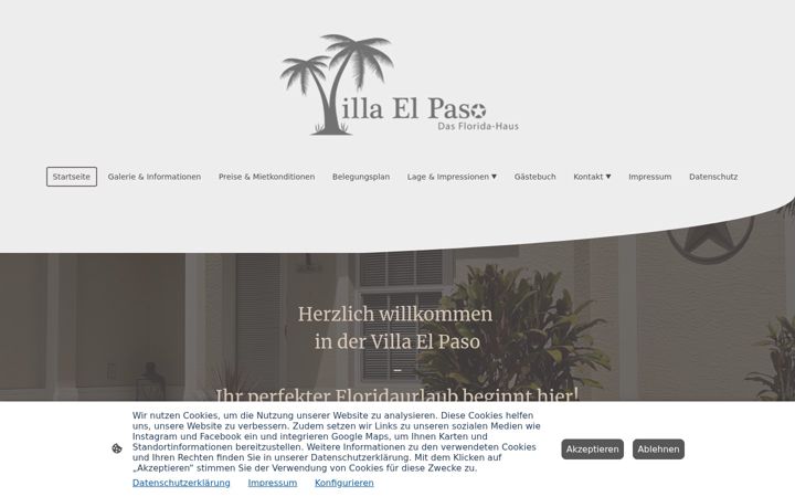 Screenshot of dasfloridahaus.de