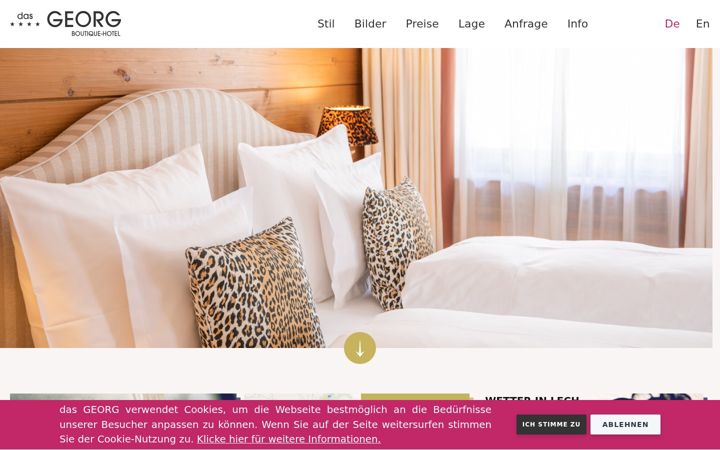 Screenshot of dasgeorg.at