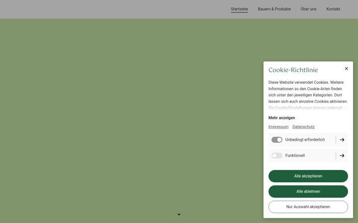 Screenshot of dasgruenedachl.at