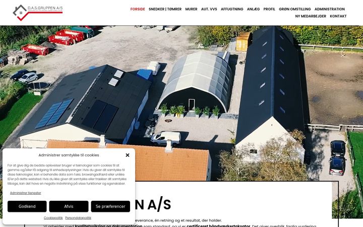 Screenshot of dasgruppen.dk