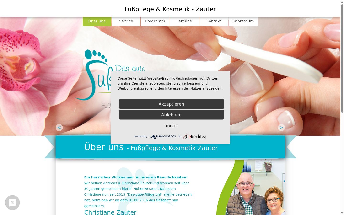Screenshot tal-banner tal-kunsens muri qabel kwalunkwe interazzjoni