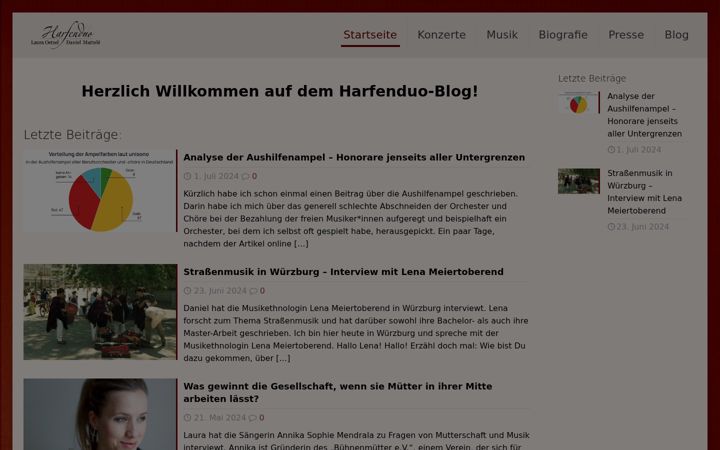 Screenshot of dasharfenduo.de