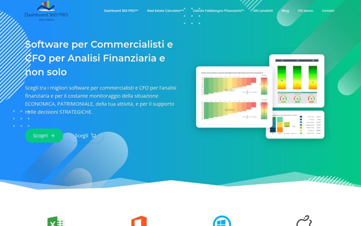 Screenshot of dashboard360.it