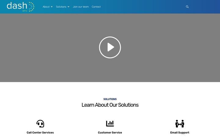 Screenshot of dashbpo.com