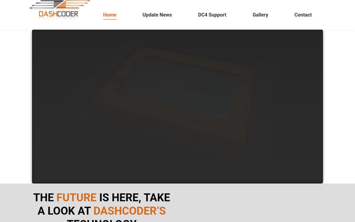 Screenshot of dashcoder.co.uk