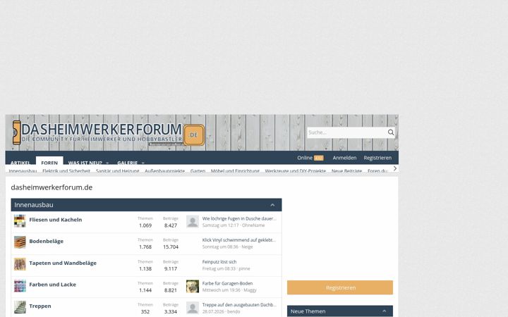 Screenshot of dasheimwerkerforum.de