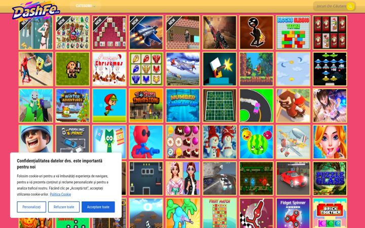 Screenshot of dashfe.com