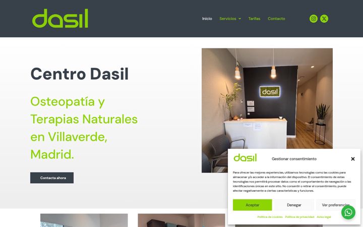 Screenshot di dasil.es