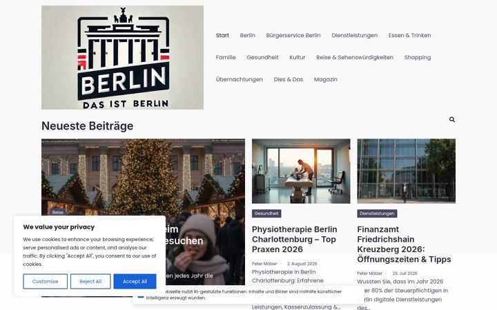 Screenshot of dasisstberlin.de