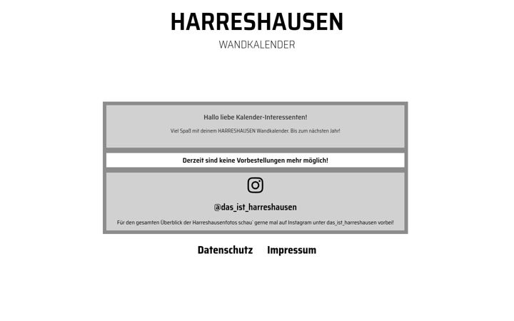 Screenshot of dasistharreshausen.de
