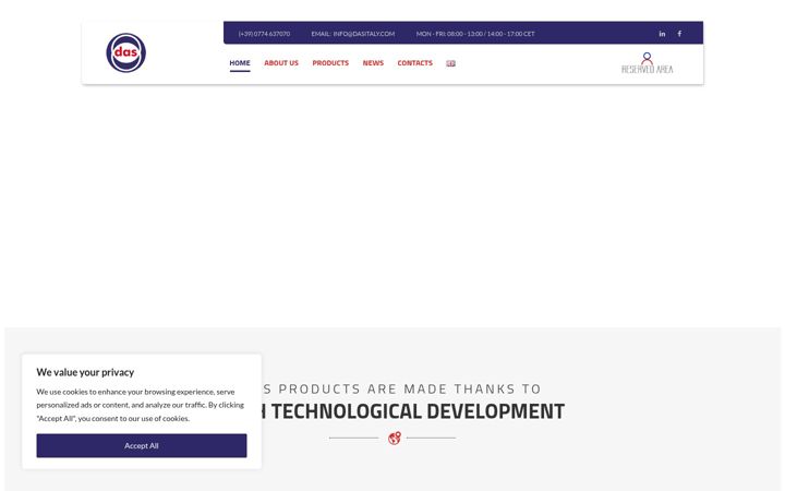 Screenshot of dasitaly.com