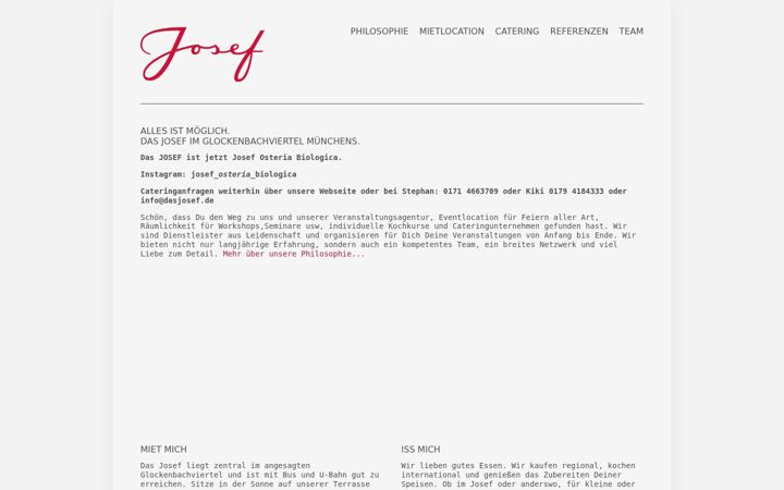 Screenshot of dasjosef.de
