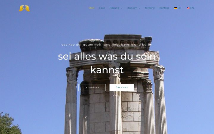 Screenshot of daskapdergutenhoffnung.de