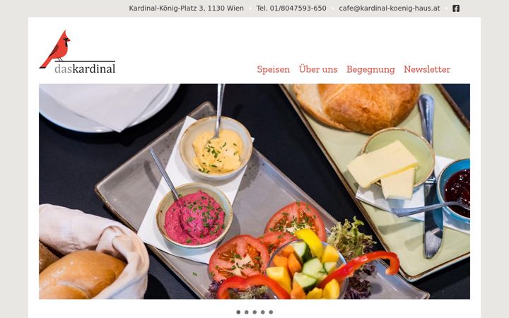Screenshot of daskardinal.at