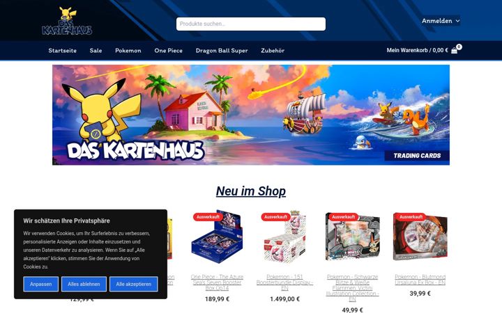 Screenshot of daskartenhaus.com