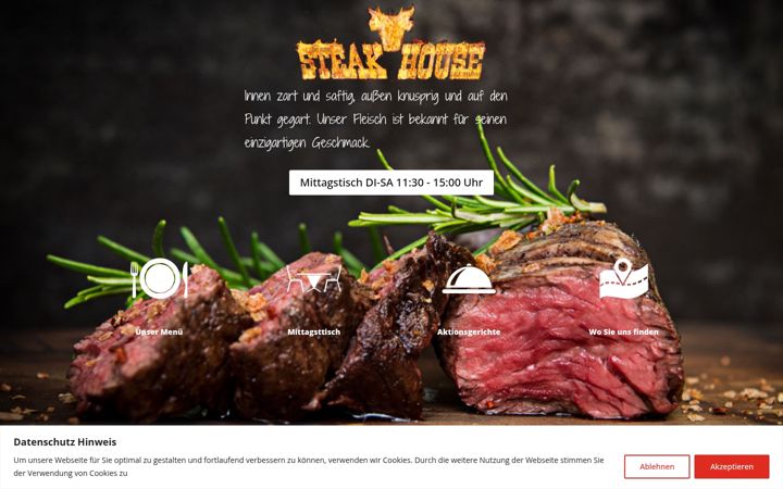 Screenshot of daskleine-steakhouse-el-toro.de