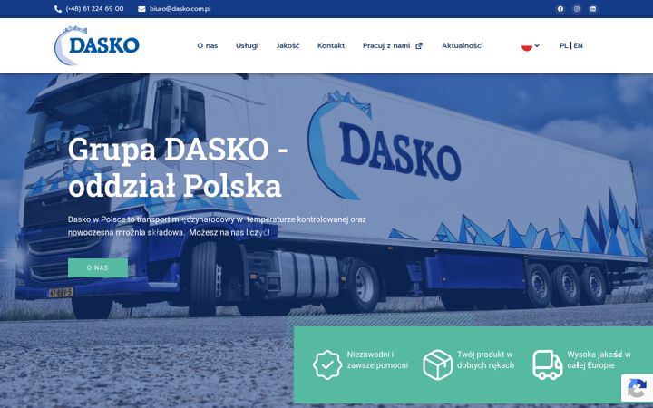 Screenshot του dasko.com.pl