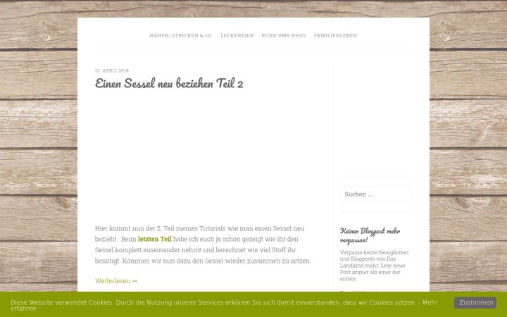 Screenshot of daslandkind.de