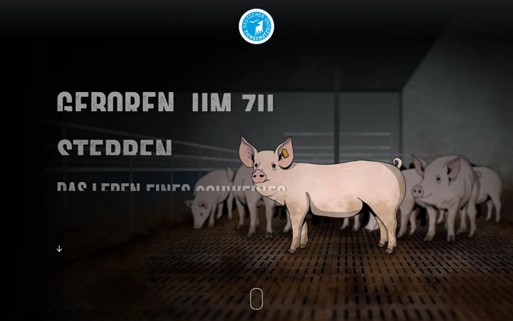 Screenshot of daslebeneinesschweines.de