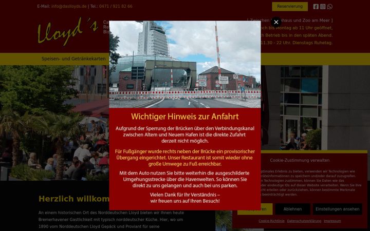 Screenshot of daslloyds.de