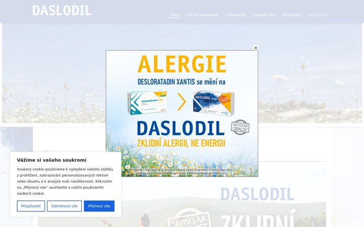 Екранна снимка на daslodil.cz