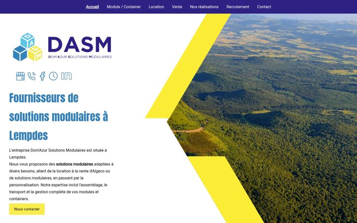 Zrzut ekranu dasm.fr