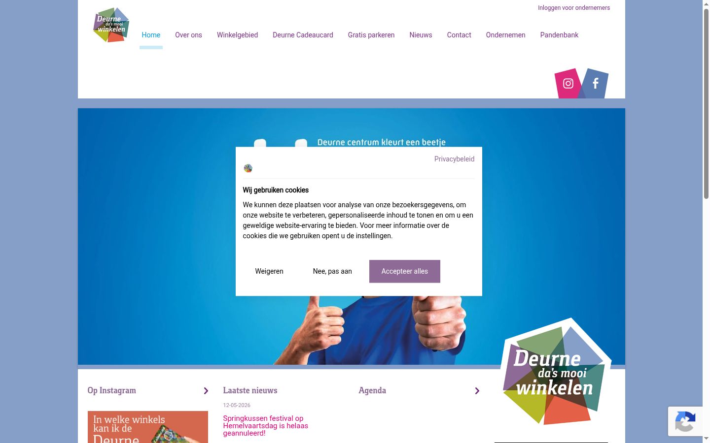 Ekraanipilt nõusolekubännerist, mida näidati enne mis tahes suhtlust