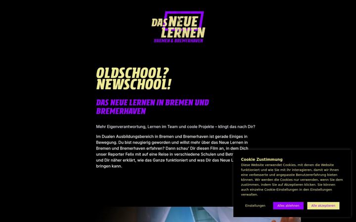 Screenshot of dasneuelernen.de