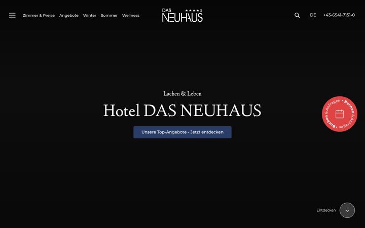 Screenshot of dasneuhaus.at