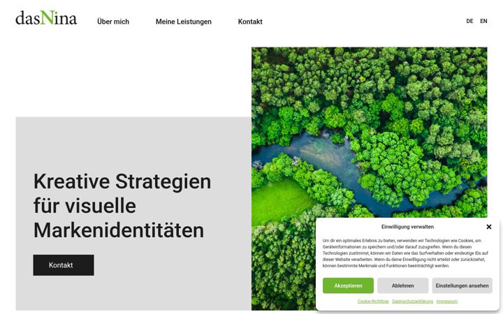 Screenshot of dasnina.de